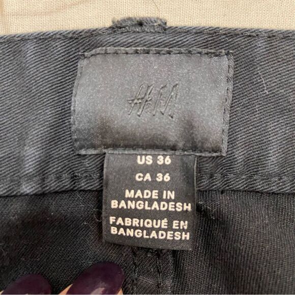 Ladies H&M Brand Black Slim Fit High Rise Jeans Size 36 - Picture 4 of 9